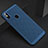 Coque Plastique Rigide Etui Housse Mailles Filet pour Xiaomi Mi 6X Bleu