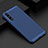 Coque Plastique Rigide Etui Housse Mailles Filet W01 pour Samsung Galaxy A70 Bleu