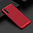 Coque Plastique Rigide Etui Housse Mailles Filet W01 pour Samsung Galaxy A70 Rouge