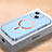Coque Plastique Rigide Etui Housse Mat avec Mag-Safe Magnetic Magnetique QC1 pour Apple iPhone 15 Petit