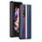 Coque Plastique Rigide Etui Housse Mat H01 pour Samsung Galaxy Z Fold4 5G Bleu