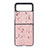 Coque Plastique Rigide Etui Housse Mat H07 pour Samsung Galaxy Z Flip3 5G Or Rose