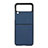 Coque Plastique Rigide Etui Housse Mat H08 pour Samsung Galaxy Z Flip3 5G Bleu