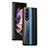 Coque Plastique Rigide Etui Housse Mat L09 pour Samsung Galaxy Z Fold3 5G Bleu Ciel
