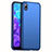 Coque Plastique Rigide Etui Housse Mat M01 pour Huawei Y5 (2019) Bleu