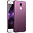 Coque Plastique Rigide Etui Housse Mat M01 pour Huawei Y7 Prime Violet