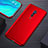 Coque Plastique Rigide Etui Housse Mat M01 pour Oppo Reno 10X Zoom Rouge