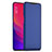 Coque Plastique Rigide Etui Housse Mat M02 pour Oppo Find X Super Flash Edition Bleu