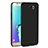 Coque Plastique Rigide Etui Housse Mat M03 pour Samsung Galaxy S6 Edge SM-G925 Noir