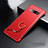 Coque Plastique Rigide Etui Housse Mat P01 pour Samsung Galaxy S10 Plus Rouge