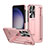 Coque Plastique Rigide Etui Housse Mat P01 pour Samsung Galaxy S23 Ultra 5G Or Rose