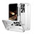 Coque Plastique Rigide Etui Housse Mat P01 pour Samsung Galaxy S24 Ultra 5G Argent