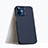 Coque Plastique Rigide Etui Housse Mat P02 pour Apple iPhone 12 Bleu