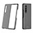 Coque Plastique Rigide Etui Housse Mat P03 pour Samsung Galaxy Z Fold4 5G Gris