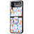 Coque Plastique Rigide Etui Housse Mat P06 pour Samsung Galaxy Z Flip4 5G Petit