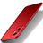 Coque Plastique Rigide Etui Housse Mat pour Oppo A96 5G Rouge