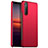 Coque Plastique Rigide Etui Housse Mat pour Sony Xperia 1 IV Rouge