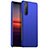 Coque Plastique Rigide Etui Housse Mat pour Sony Xperia 1 IV SO-51C Bleu