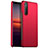 Coque Plastique Rigide Etui Housse Mat pour Sony Xperia 1 IV SO-51C Rouge