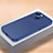Coque Plastique Rigide Etui Housse Mat QC1 pour Apple iPhone 15 Bleu
