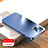 Coque Plastique Rigide Etui Housse Mat R01 pour Apple iPhone 13 Mini Bleu