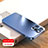 Coque Plastique Rigide Etui Housse Mat R01 pour Apple iPhone 15 Pro Max Bleu