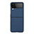 Coque Plastique Rigide Etui Housse Mat R01 pour Samsung Galaxy Z Flip4 5G Bleu