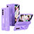 Coque Plastique Rigide Etui Housse Mat R03 pour Samsung Galaxy Z Fold3 5G Violet