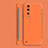 Coque Plastique Rigide Etui Housse Mat Sans Cadre P01 pour Huawei Honor 70 Pro 5G Orange