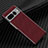 Coque Plastique Rigide Etui Housse Mat Serge pour Google Pixel 7 Pro 5G Rouge