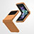 Coque Plastique Rigide Etui Housse Mat T02 pour Samsung Galaxy Z Flip4 5G Orange