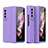 Coque Plastique Rigide Etui Housse Mat T02 pour Samsung Galaxy Z Fold3 5G Violet