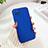 Coque Plastique Rigide Etui Housse Mat YK2 pour Vivo Y52s t1 5G Bleu