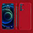 Coque Plastique Rigide Etui Housse Mat YK4 pour Oppo Reno6 Pro+ Plus 5G Rouge