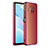 Coque Plastique Rigide Etui Housse Mat ZL1 pour Xiaomi Mi 10i 5G Rouge