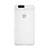 Coque Plastique Rigide Mailles Filet pour Google Nexus 6P Blanc Petit