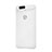 Coque Plastique Rigide Mailles Filet pour Google Nexus 6P Blanc Petit