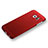 Coque Plastique Rigide Mailles Filet pour Samsung Galaxy S6 Edge SM-G925 Rouge