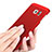 Coque Plastique Rigide Mailles Filet pour Samsung Galaxy S6 Edge SM-G925 Rouge Petit