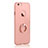 Coque Plastique Rigide Mat avec Support Bague Anneau A02 pour Apple iPhone 6 Rose Petit