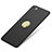 Coque Plastique Rigide Mat avec Support Bague Anneau A02 pour Xiaomi Mi Note Noir Petit