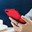 Coque Plastique Rigide Mat avec Support Bague Anneau R02 pour Apple iPhone X Rouge Petit