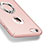 Coque Plastique Rigide Mat et Support Bague Anneau pour Apple iPhone 6 Plus Rose Petit