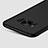 Coque Plastique Rigide Mat et Support Bague Anneau pour Samsung Galaxy S8 Noir Petit