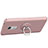 Coque Plastique Rigide Mat et Support Bague Anneau pour Xiaomi Redmi Note 4X High Edition Or Rose Petit