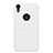 Coque Plastique Rigide Mat M02 pour Apple iPhone XR Blanc Petit