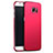 Coque Plastique Rigide Mat M02 pour Samsung Galaxy S6 Edge+ Plus SM-G928F Rouge