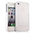 Coque Plastique Rigide Mat pour Apple iPhone 4S Blanc