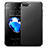 Coque Plastique Rigide Mat pour Apple iPhone 8 Plus Noir Petit