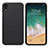 Coque Plastique Rigide Mat pour Apple iPhone XR Noir